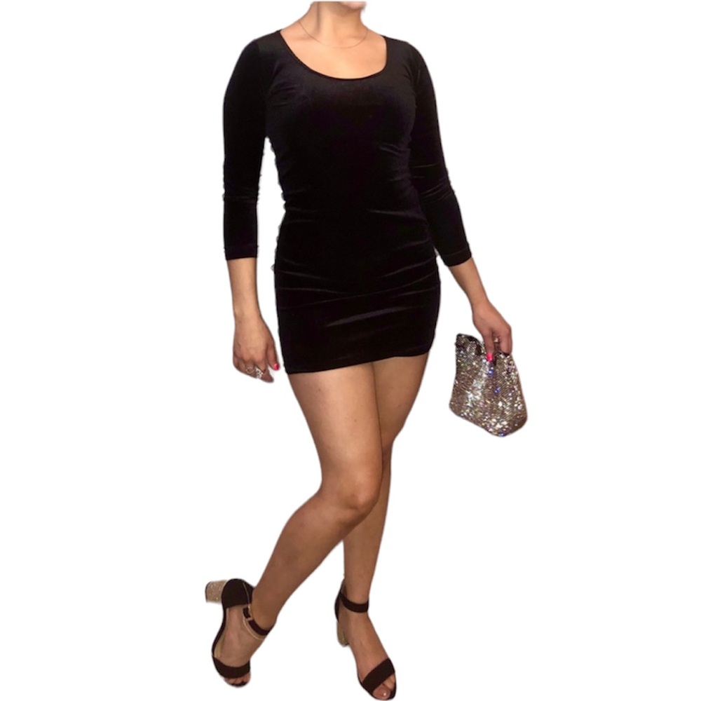 Black Velvet Dress